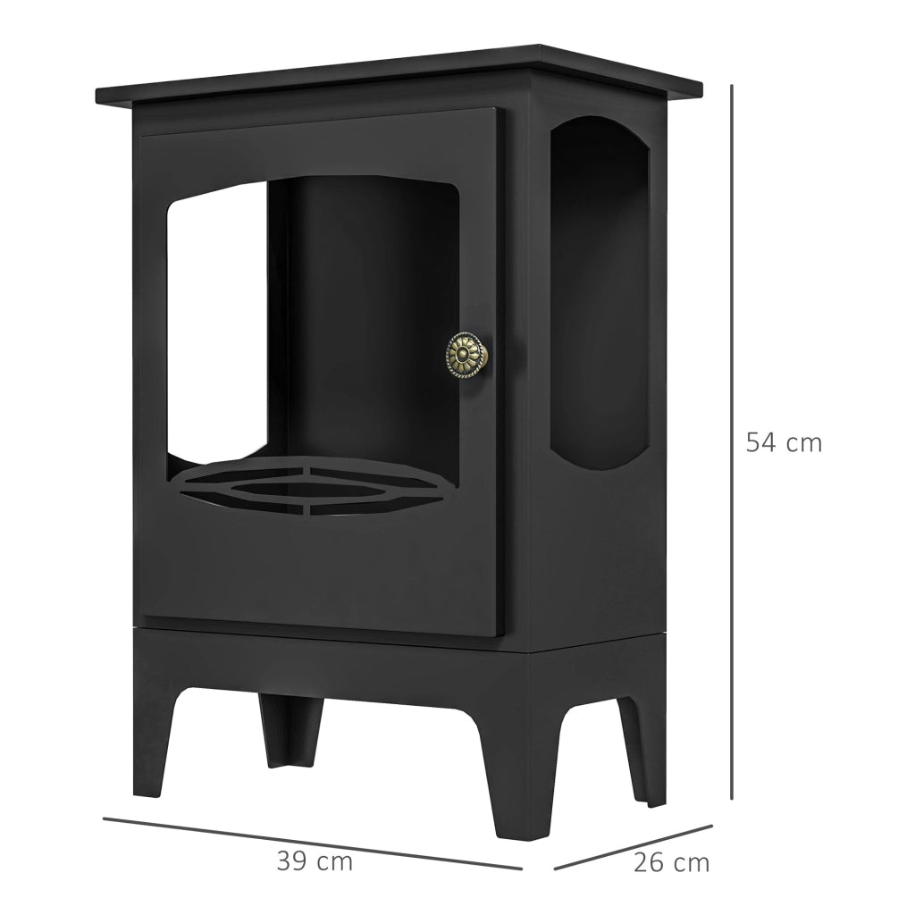 Caminetto a bioetanolo ¨C zephmum ¨C nero 39x26x54 cm