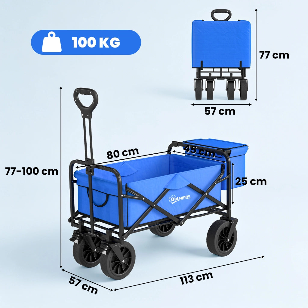 Carrello Pieghevole ¨C Minimal ¨C Blu