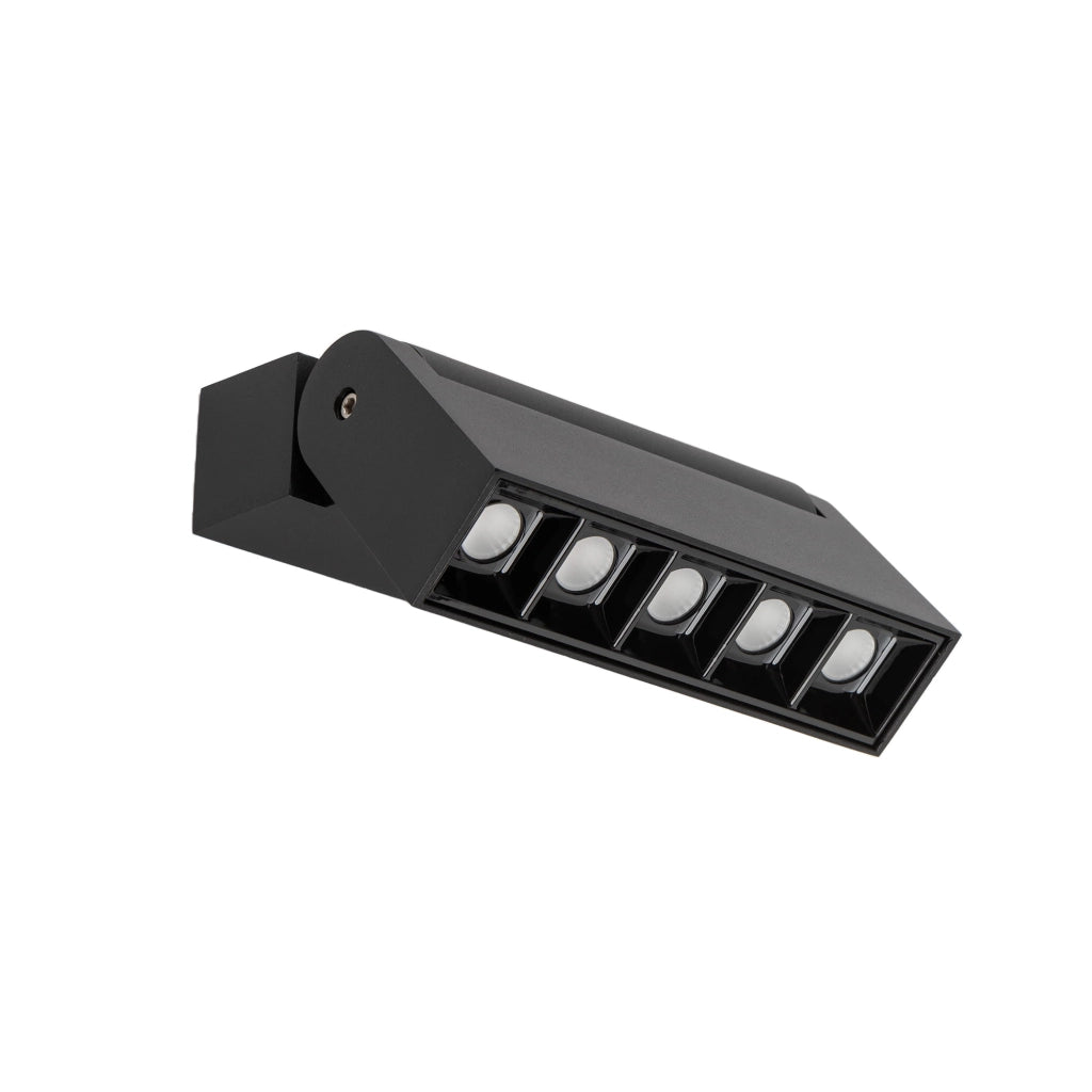 Nowodvorski Focus Mini LED faretto 5 luci 10W nero 3000K