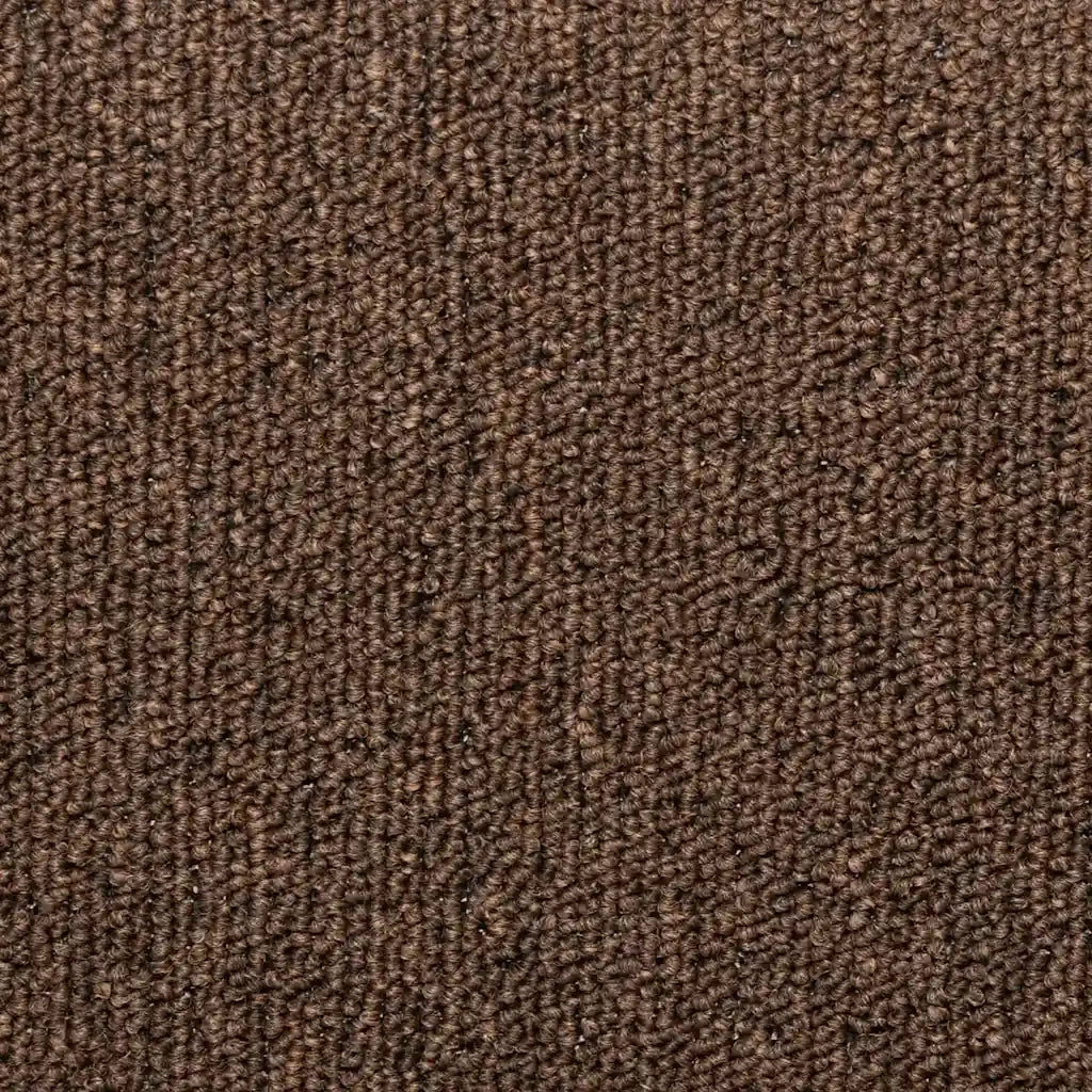 Tappetini per scale 30 pz 65x21x4 cm Marrone caffè Bordo rettangolare 3365769