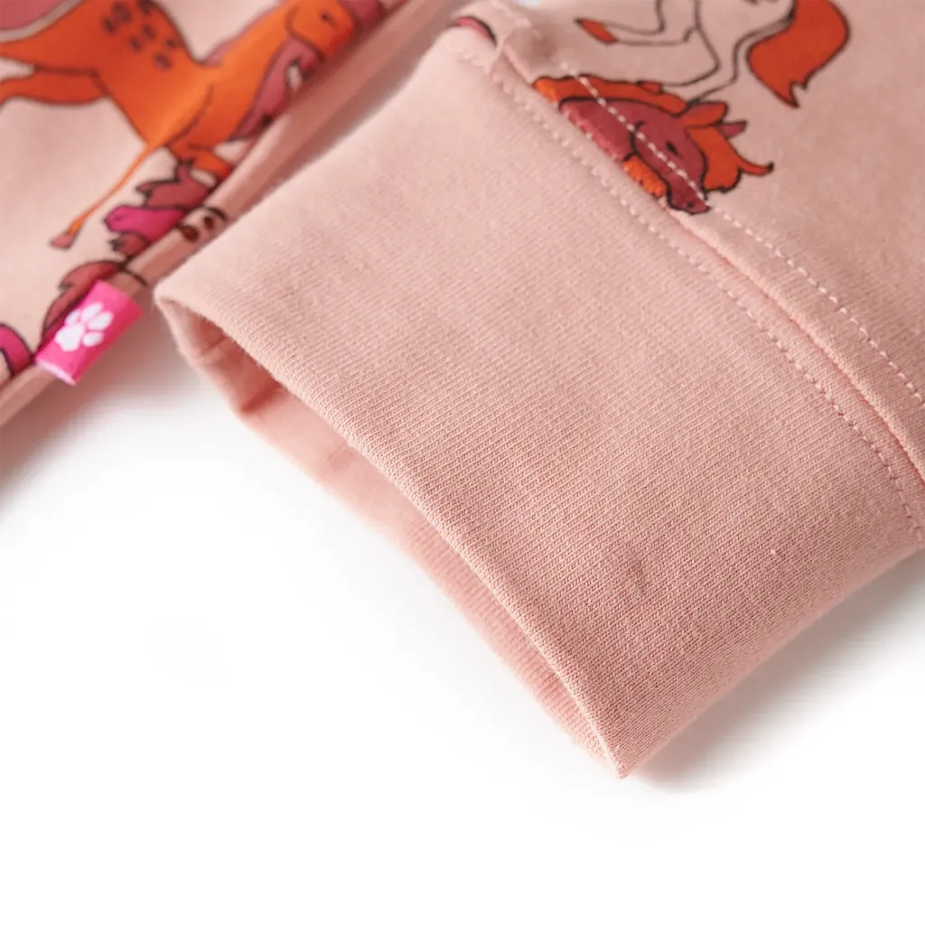 Pigiama per Bambini a Maniche Lunghe Rosa Chiaro 92 CFW3799014