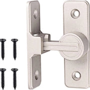 Bottone a 90 Gradi - Cerniera per Porta in Legno per Piccoli Cerniera di Sicurezza - Chiusura Anti-furto e Viti di Sicurezza - Cerniere a Sbarra per Porte Scorrevoli - Cerniera di Blocco per Porte Scorrevoli