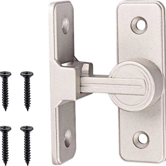Bottone a 90 Gradi - Cerniera per Porta in Legno per Piccoli Cerniera di Sicurezza - Chiusura Anti-furto e Viti di Sicurezza - Cerniere a Sbarra per Porte Scorrevoli - Cerniera di Blocco per Porte Scorrevoli