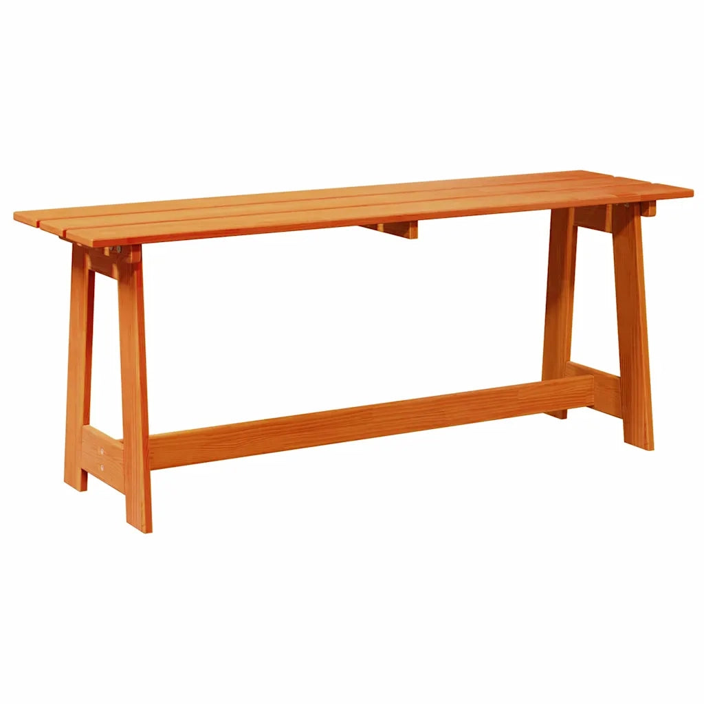 Panchina da esterno Marrone 119 x 37 x 47 cm Pino massello 4012192
