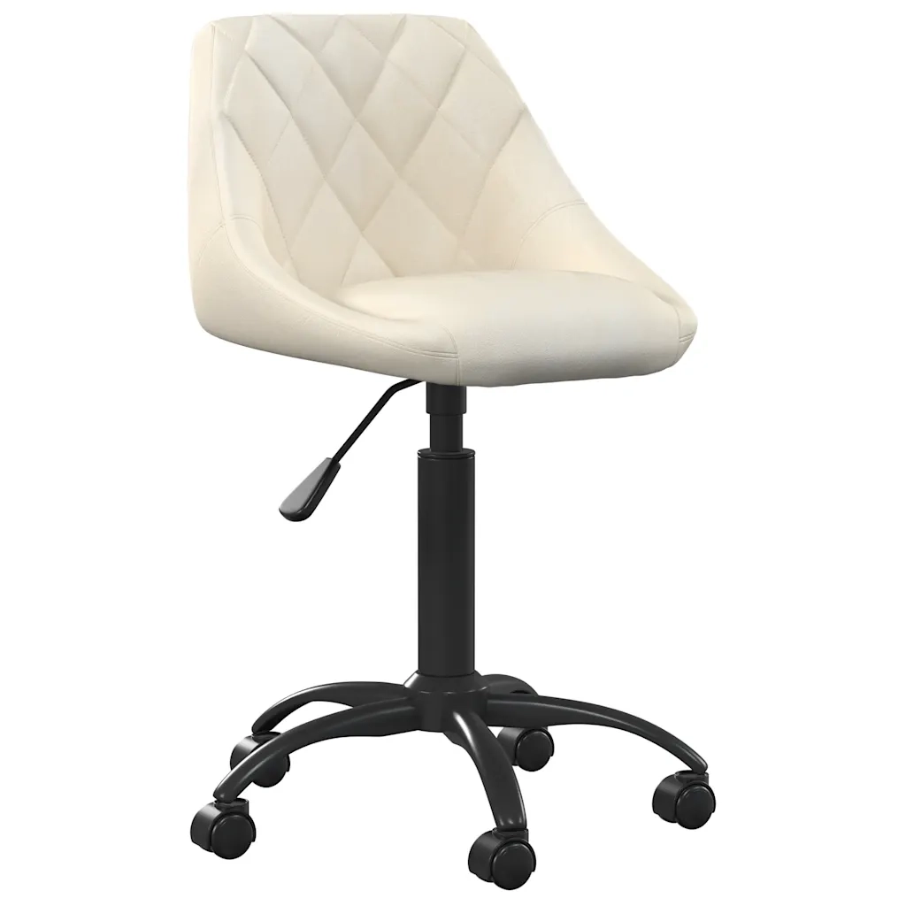 Sedia da Pranzo Crema in Velluto 335359
