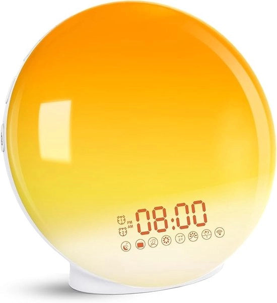 Alarme con simulazione dell'alba e radio FM