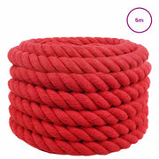 Corda | Fune Rosso 3,6 x 3,6 x 500 cm Cotone