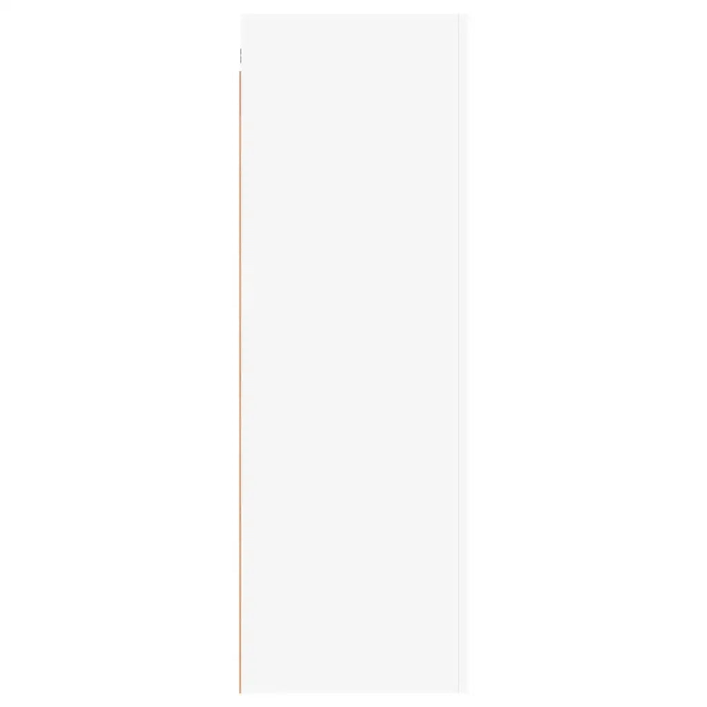 Mobili Porta TV 2pz | Armadietto TV | Mobile Porta TV Bianchi 30,5x30x90 cm in Legno Multistrato