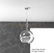 SOSP. OTTONE SAT. 1 LUCE GRANDE CROMO 1155OS-SG-CR