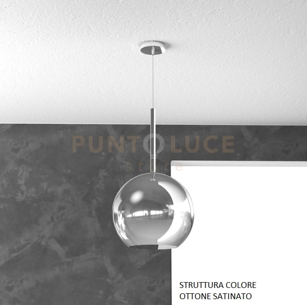 SOSP. OTTONE SAT. 1 LUCE GRANDE CROMO 1155OS-SG-CR