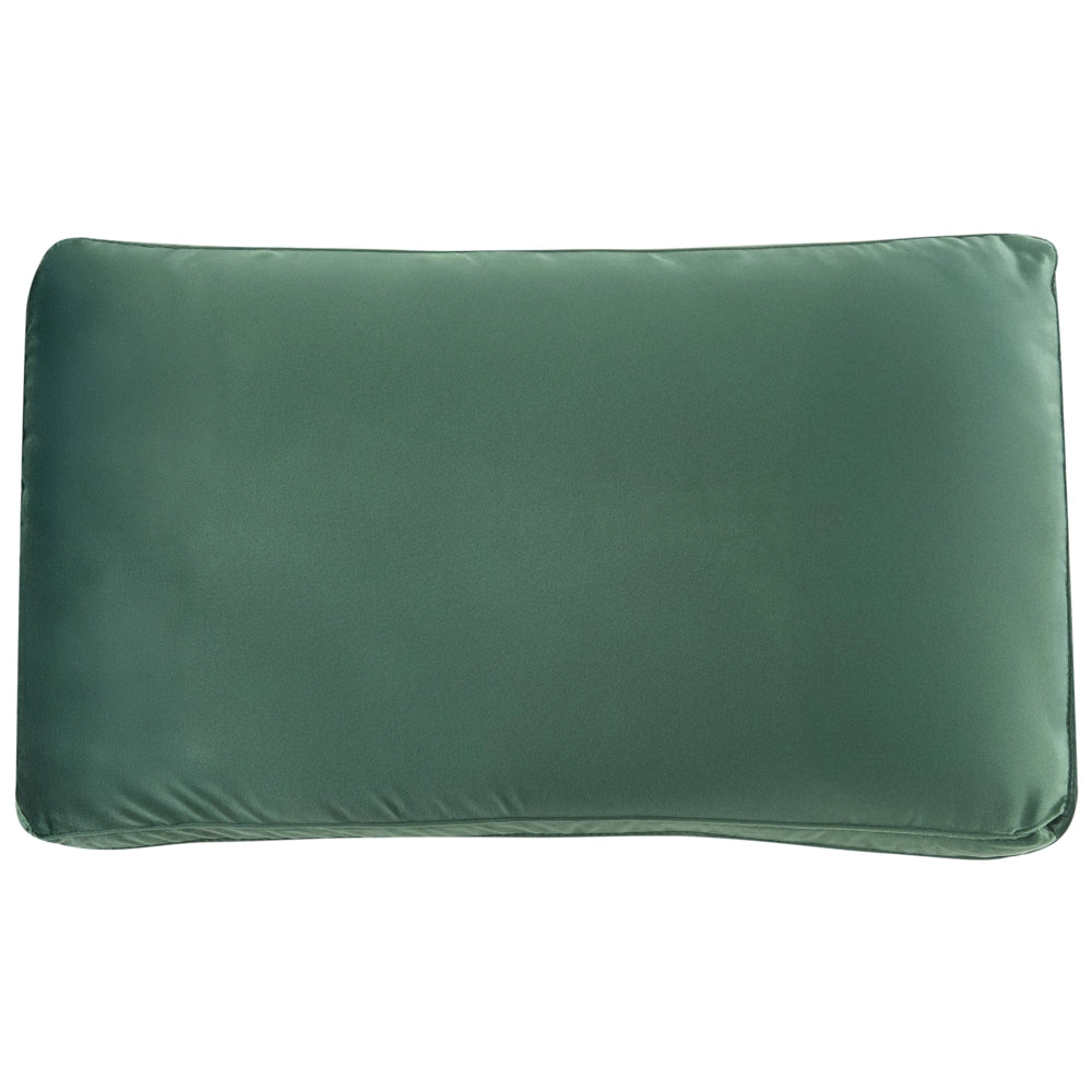 Modulo divano a 1 posto in velluto verde Gambe in metallo argento Stile glamour