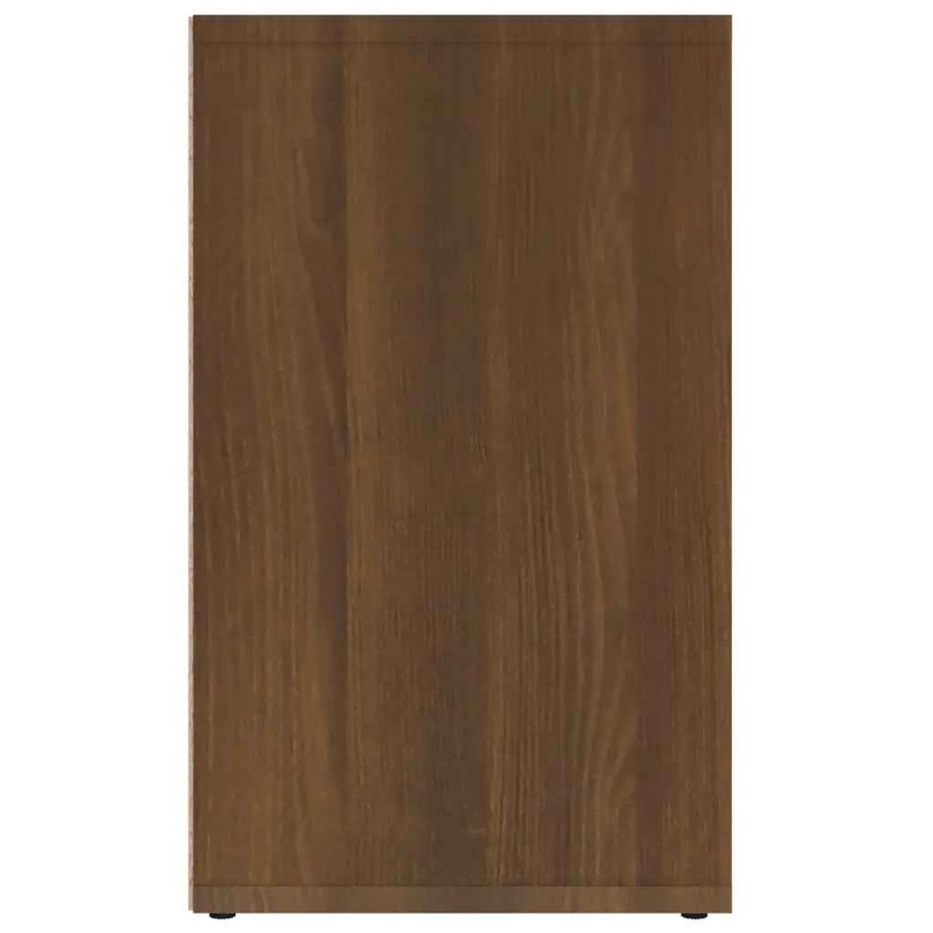 Scarpiera-Scaffale per scarpe Rovere Marrone 52,5x30x50 cm