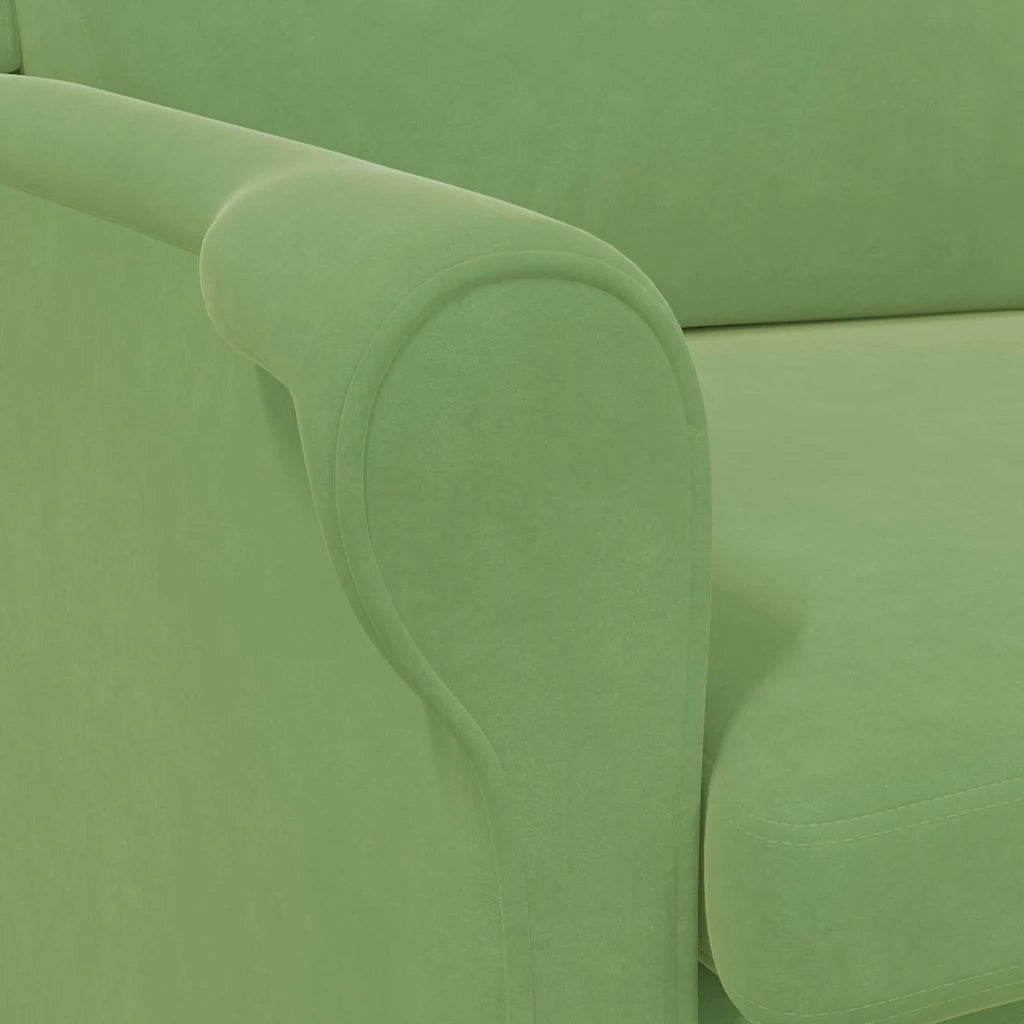 Poltrona | Sedia Relax Verde chiaro Velluto
