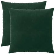 Cuscino con cuscino HEERLEN 2 pz Verde Scuro Velluto 928028