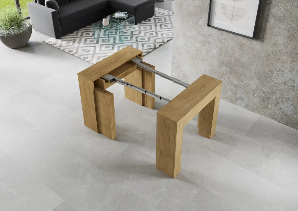 Consolle allungabile 90x49/307 cm Extra Quercia Natura