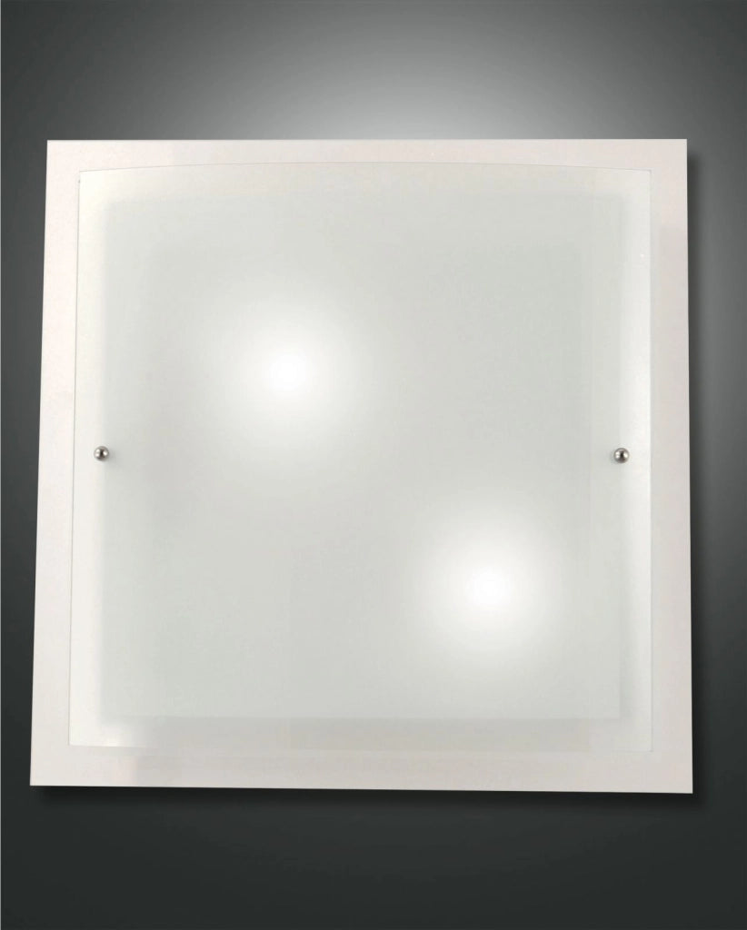 NAXAR PLAFONIERA BIANCA L.40X40 CM. 3238-65-102