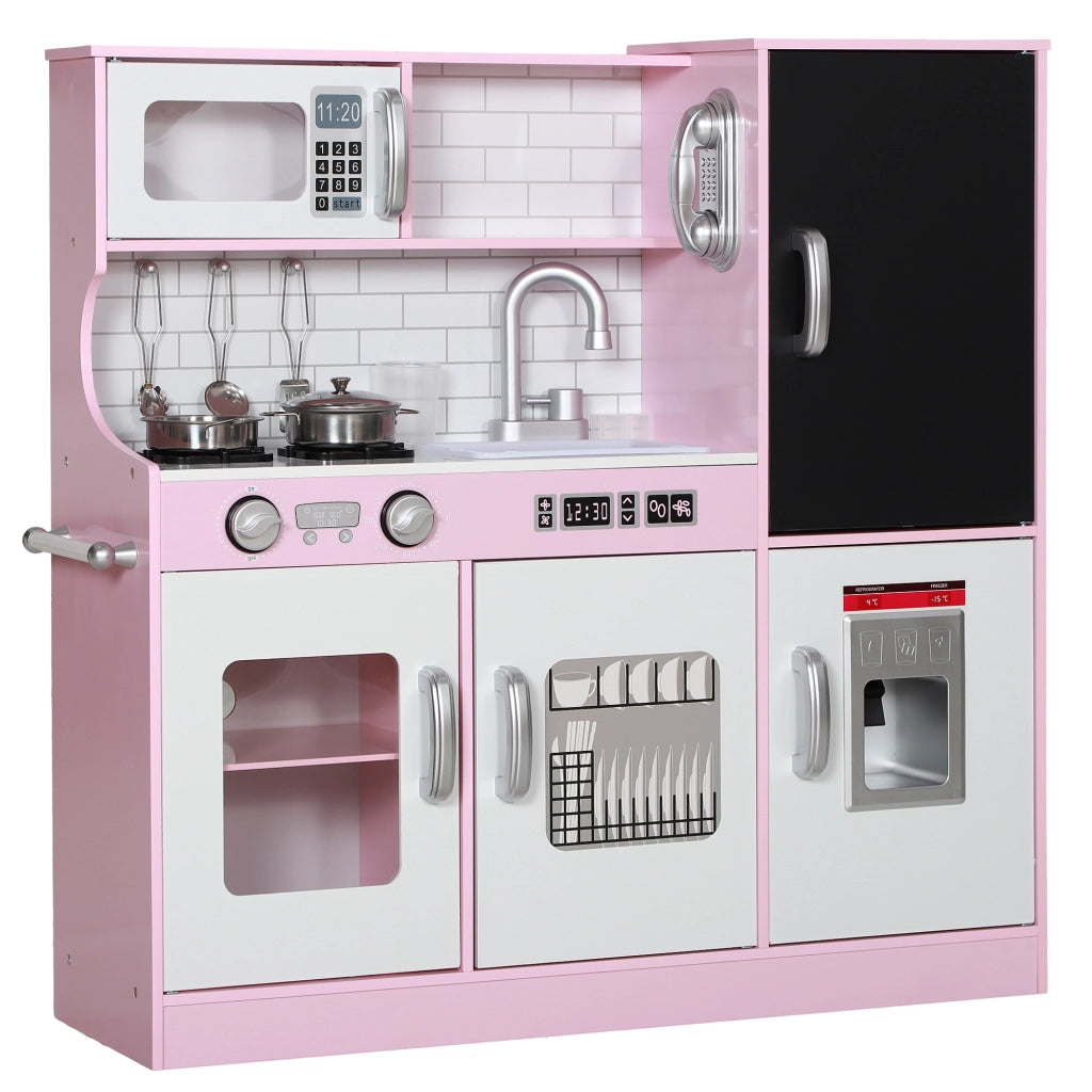 Cucinetta Bambini con Accessori ¨C Zephmum ¨C Rosa 84x27x81 cm