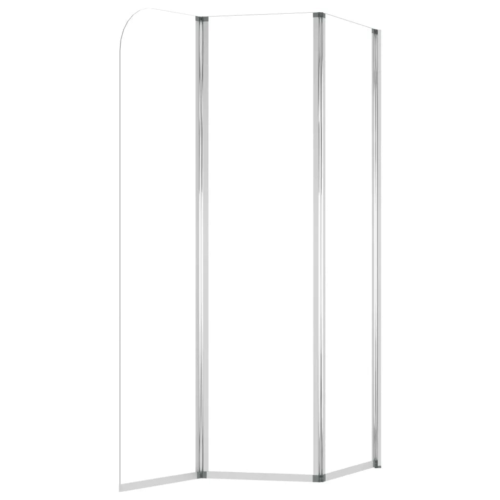 Cabine da Bagno 2 pz 104x130 cm in Vetro Temperato Trasparente 146228