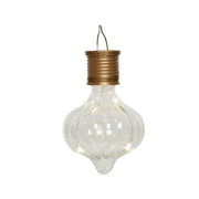 LAMPADINA SOLARE 7,7XH11,7CM BIANCO CALDO.