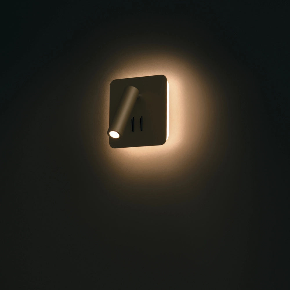 Applique Maytoni IOS 176 nera LED 9W 2 luci 3000K 550lm