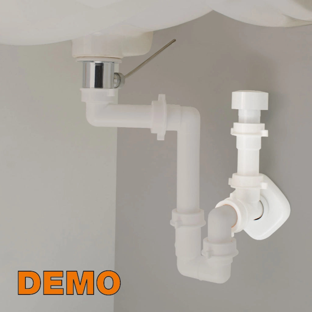VALVOLA AUTOMATICA GLU GLU STOP PER BAGNO ANTIRIFLUSSO E ANTI RODITORE LIRA