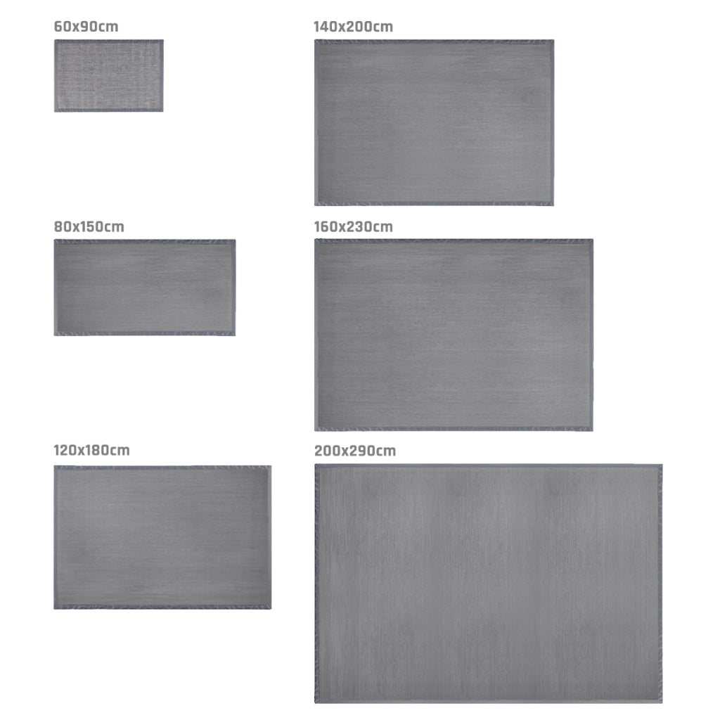 Tappeto vinilico di alta qualità grigio 60x90