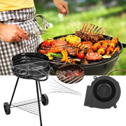 Ventilatore da BBQ 12V 2,85A per Barbecue, Picnic, Campeggio, Fuoco Esterno.