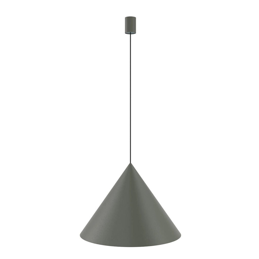 Lampada a sospensione Nowodvorski Zenith grigia Ø50 cm