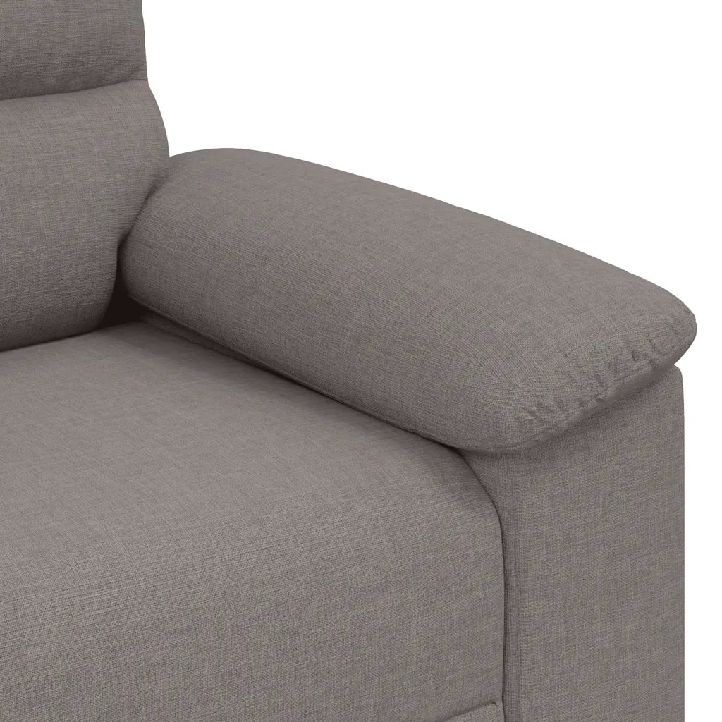Divano a 2 Posti-Sofa 2 Posti Tortora 140 cm in Tessuto 633813