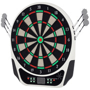 Dartboard Elettronico ¨C Minimal ¨C con 6 freccette e 24 punte, 18 giochi, display LED