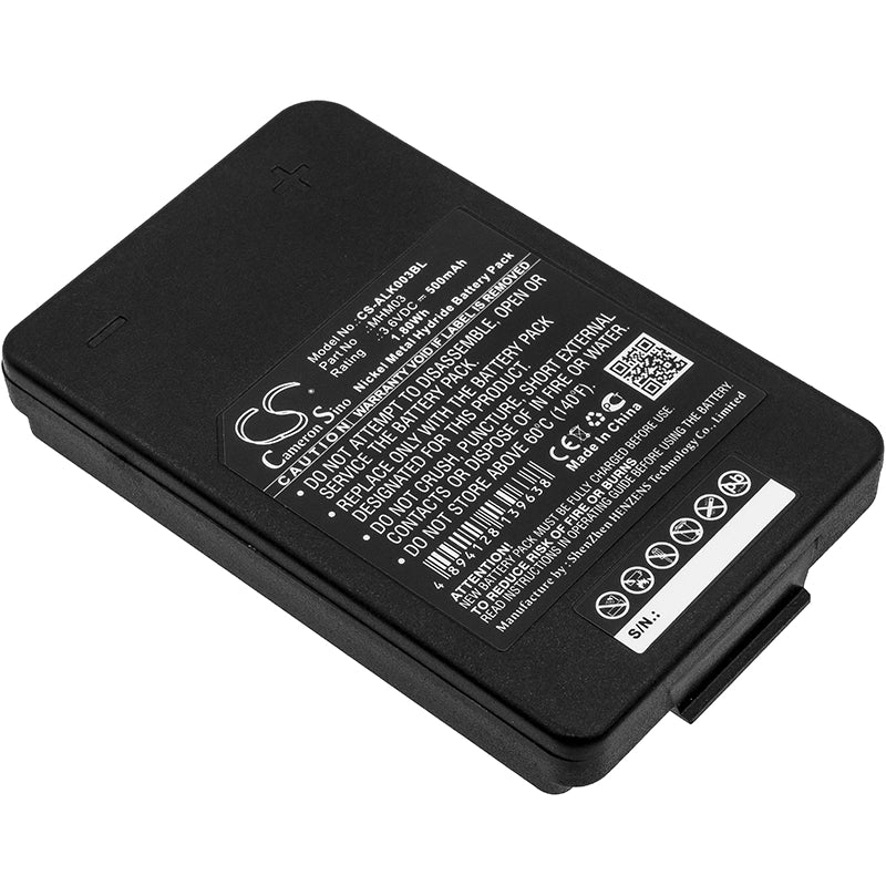 BATTERIA COMPATIBILE AUTEC ALK003BL NiMH 3,6V 500 mAh