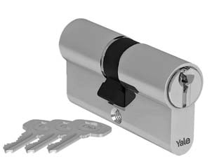 CILINDRO INFILARE SAGOMATO FRIZIONATO SERIE 500  mm.70 decentrato (30x40) (YC051KD304003N1)    YALE