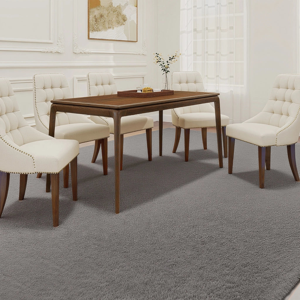 Tappeto a pelo lungo ¨C Minimal ¨C grigio chiaro 200x140 cm