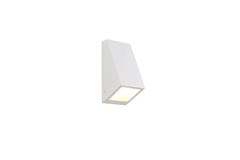 Applique da esterno BRAGA obliqua 1xGU10 bianca IP44