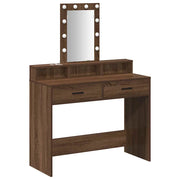 Toeletta | Tavolo da Trucco Marrone 100 x 41 x 140 cm Legno multistrato