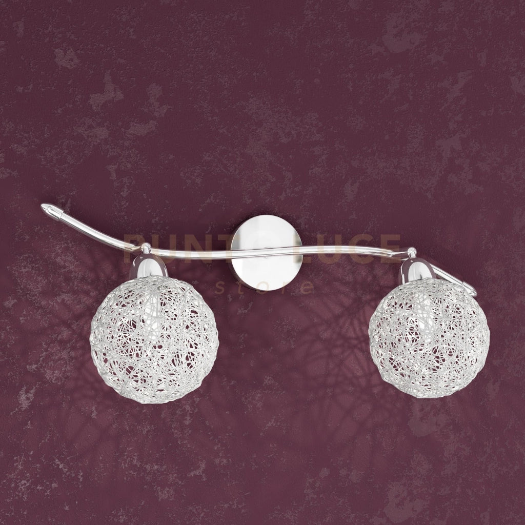 WILLOW FARETTO 2 LUCI DECORO GOMITOLO 1098-F2-GO