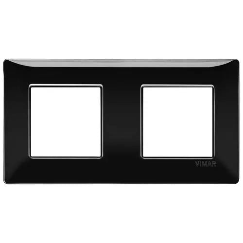 VIMAR PLANA - PLACCA 4M (2+2) INT71 NERO