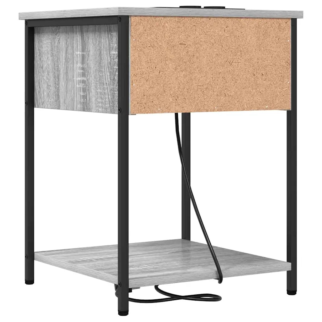 Armadio da Notte 2 pcs Grigio Sonoma 42 x 41 x 56 cm 859427