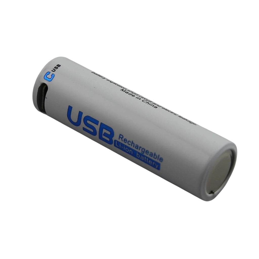 1,5 V 1700 mAh compatibile con la batteria AA 14500 con porta ricaricabile USB-C  Avizar