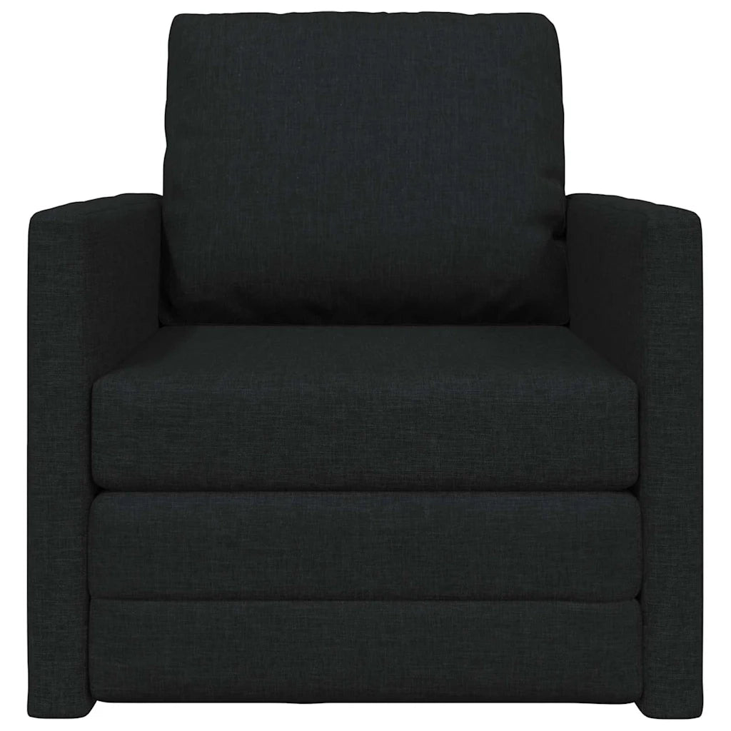 Divano letto Nero 74 x 77 x 81 cm Tessuto 4106623