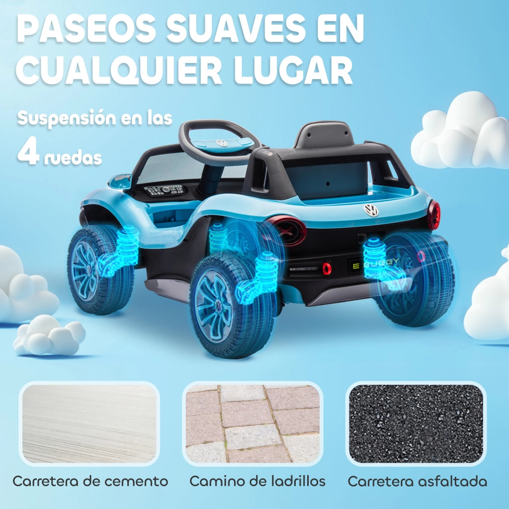 Auto Elettrica per Bambini Volkswagen E-Buggy ¨C Minimal ¨C 12V Blu