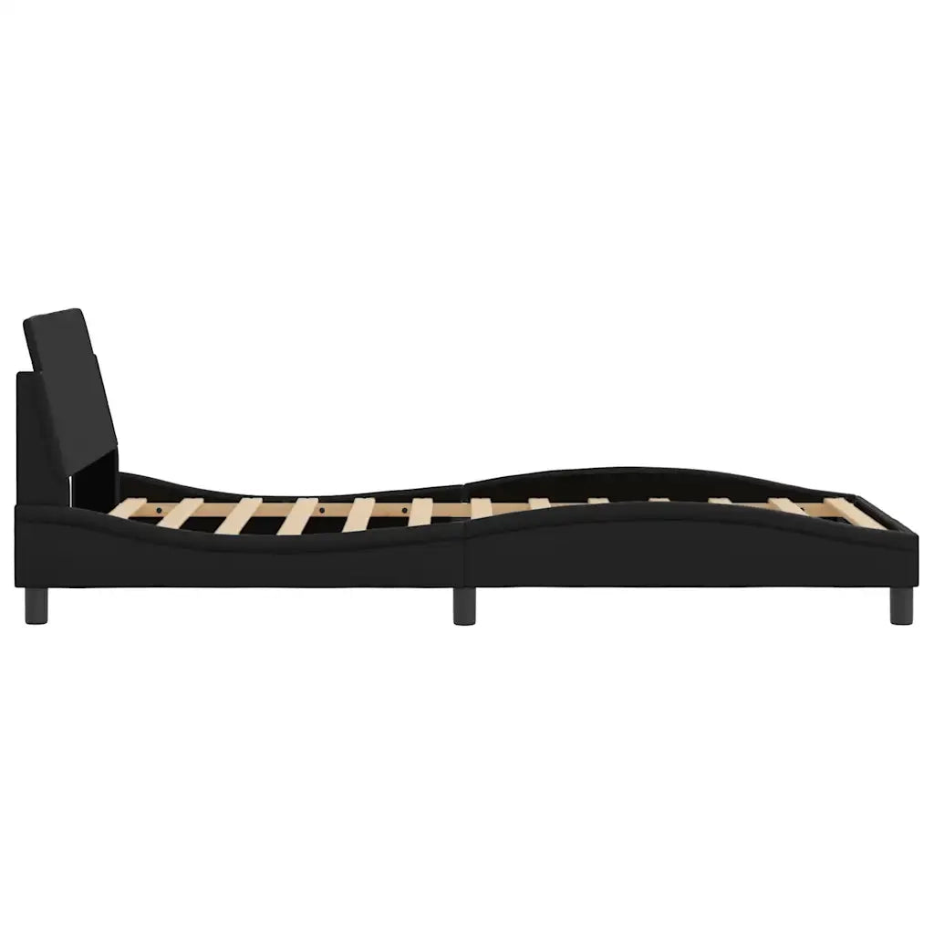 Giroletto Dover Nero 100x203 cm in Similpelle 373276