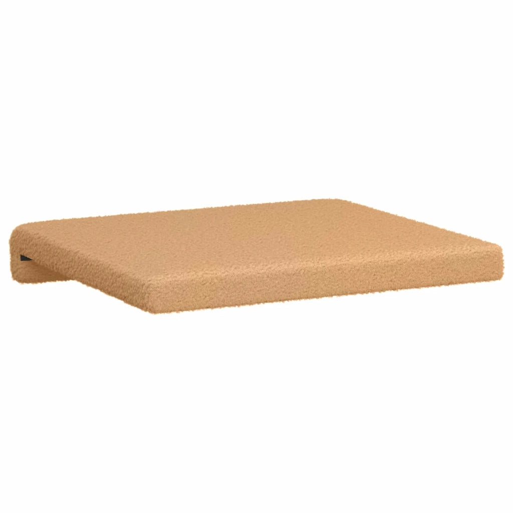 Cuscino per panchina 4 pcs Tessuto Sherpa Beige 42043154