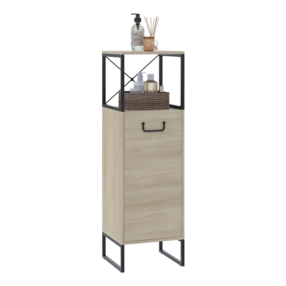 Vicco Mobiletto midi Quercia/nero 36 x 116.5 cm