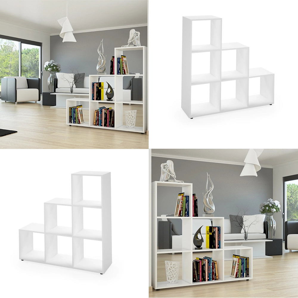 Vicco Scaffale per scale Bianco 107.2 x 107.8 cm