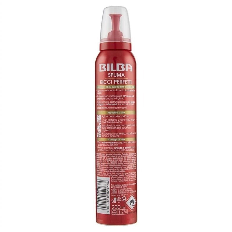 BILBA SPUMA 200ML CON CERAMIDI E GOCCE D'ARGAN