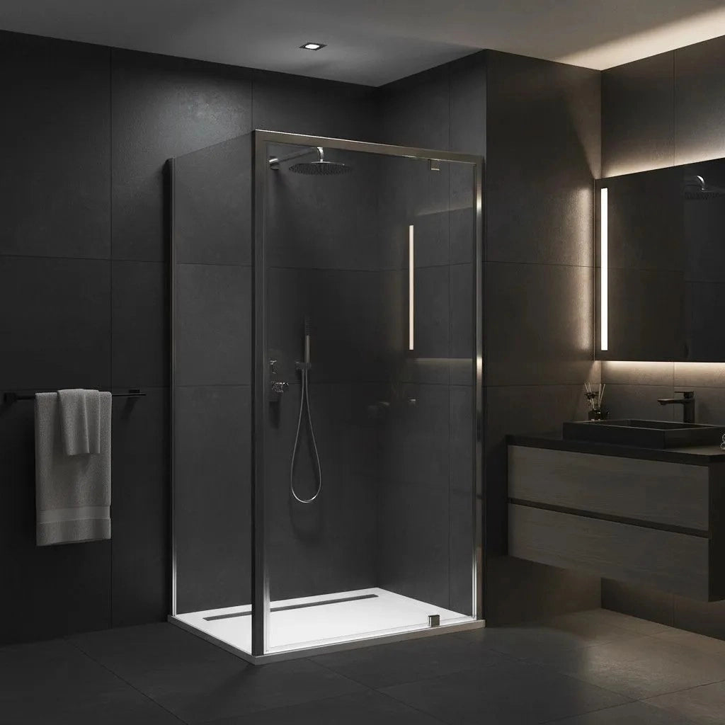 Cabina Doccia Rea Primo Swing 100x100 Chrome
