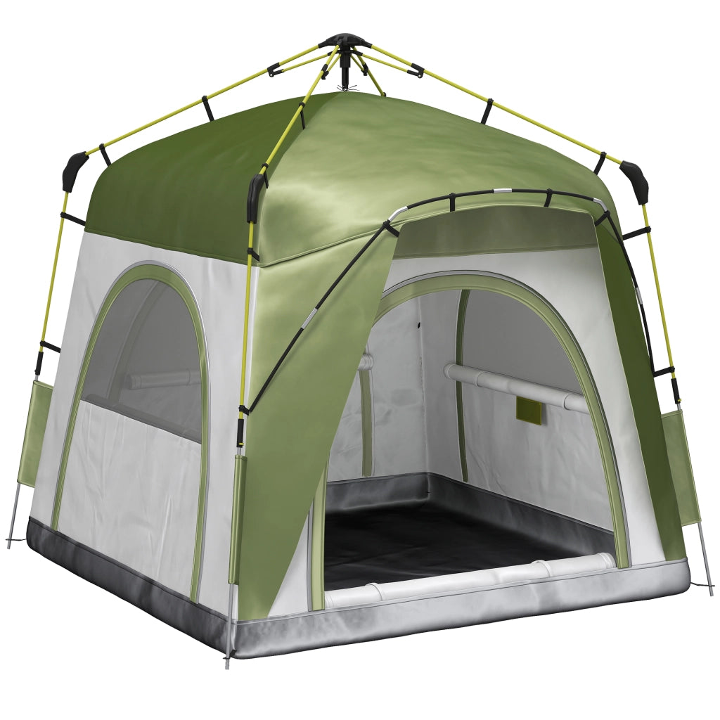 Tenda da Camping Pop-Up 3 Persone ¨C Zephmum ¨C Verde Grigio