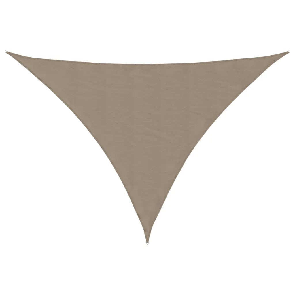 Parasole a vela | Telo Ombra | Vela da ombra Oxford Triangolare 5x5x6 m Grigio Talpa