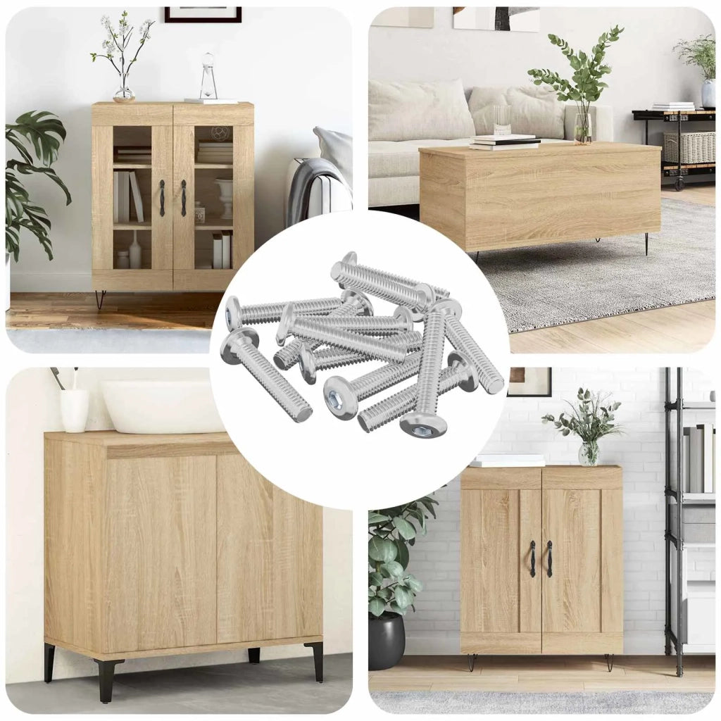 Vite con Testa Bloccante 2647 pcs Argento Acciaio 864579
